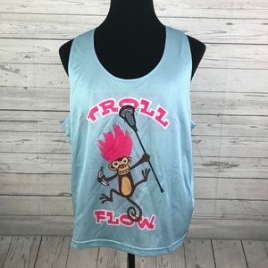 Flow Society Troll Flow Reversible Tank Top NWOT